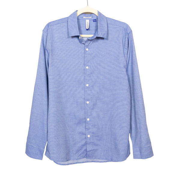 ARTEFACT Stockholm Stretch Poplin Shirt in Blue Stripe Men's Regular Fit Small - Picture 2 of 7